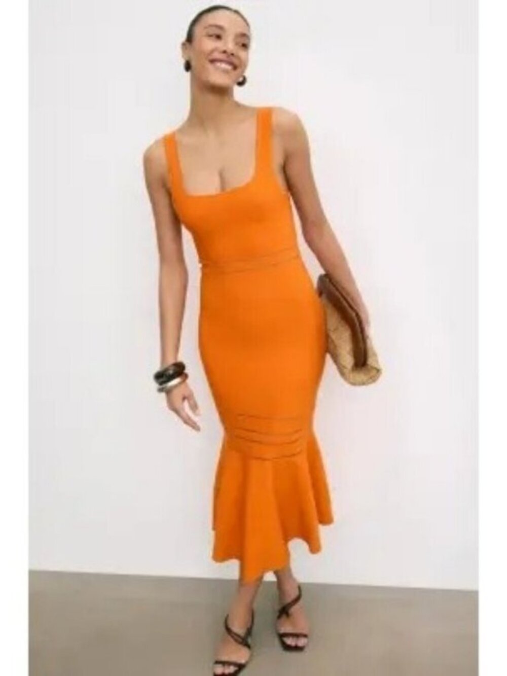 R-100. SIMKHAI Louella Midi Dress Small